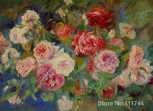 Flowers paintings of Pierre Auguste Renoir Roses by Renior Hand painted canvas art High quality 2024 - buy cheap