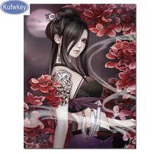 100% full Square/round Diamond Painting Anime girl Home Decor Rhinestones Picture 5D Diamond Embroidery sale Mosaic Cross-Stitch 2024 - buy cheap