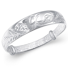 Новые модные изысканные 925 пробы серебряные ювелирные изделия птица Феникс животное браслеты для женщин подарок на день матери 2024 - купить недорого