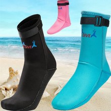 3mm surf medias para esnórquel hombre mujer niño playa buceo traje de baño calcetines botas antideslizantes cálido buceo zapatos de protección 2024 - compra barato