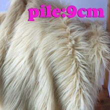 Beige, SHAGGY FAUX FUR FABRIC (LONG PILE FUR), costumes, cosplay, newborn photo props 36"X60" SOLD BY THE YARD, FREE SHIPPING 2024 - buy cheap