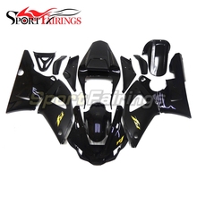 Injection ABS Fairings For Yamaha YZF1000 R1 Year 00 01 2000 2001 Plastics Motorcycle Fairing Kit Flat Black with Gold Decals 2024 - buy cheap