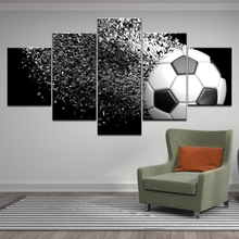 Wall Art Canvas Paintings Frame 5 Pieces abstract football Pictures HD Prints sports Sporting goods Posters Gym room Home Decor 2024 - buy cheap