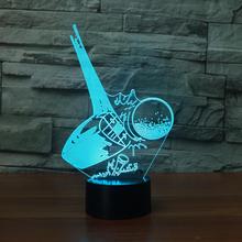 LED 3D Night Light 7 Color Change Acrylic 3d Table Lamp as Home Party Decorations Lights Best Gift  Toy 2024 - buy cheap
