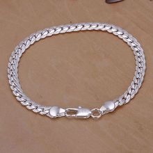 Free shipping silver plated  jewelry bracelet fine fashion bead bracelet top quality wholesale and retail SMTH199 2024 - buy cheap