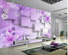 Fondo de pared de salón de dormitorio Continental mural 3d personalizado fantasía 3D papel tapiz estereoscópico flor 2024 - compra barato