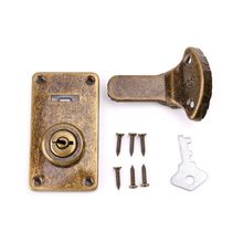 Bronze Tone Leather Suitcase Buckle Box Vintage Metal Lock Antique Toggle Hasp Latch 2024 - buy cheap