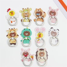 100pcs/lot Mobile Phone Stand Holder Finger Ring Smartphone Cartoon Bear Cell Phone Holder Stand For Iphone Huawei All Phone 2024 - buy cheap
