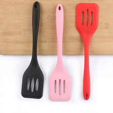 Food Grade Non-stick Silicone Slotted Turner Pot Shovel Frying Pan Silicone Spatula Cooking Utensils Kitchen Accessories 2024 - buy cheap