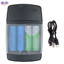 4 Slot LED display Smart Ni-Zn Battery Charger For NIZN AA AAA 1.6V LiFePo4 16340 14500 10440 3.2V Rechargeable Battery Charger 2024 - buy cheap