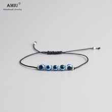 Pulseira feita à mão da turquia amiu, bracelete feminino de corda com fio trançado para designer brasileiro 2024 - compre barato