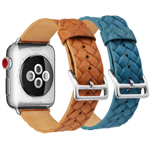 38mm 42mm 40mm 44mm watch Band for Apple Watch for iwatch 4 3 2 1 Strap Leather loop 2024 - buy cheap