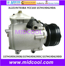 HIGH QUALITY AUTO AC COMPRESSOR SC90V(LEFT) FOR 3L2Z19V703BA YCC160  1S7H19D629DA/1S7H19D629DB/1S7H19D629DC/ 1S7H19D629DD 2024 - buy cheap