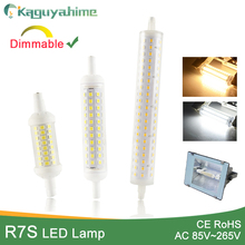 Kaguyahime-lâmpada led de vidro dimerizável, tubo de vidro 78mm 220mm 118mm, substitui luz holofote de lâmpada de halogênio, j78 j117 j135 ac 135 v 2024 - compre barato