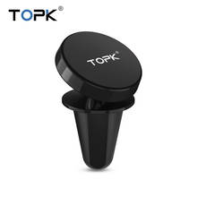 TOPK Universal magnetic phone holder for xiaomi car phone stand for iphone x mobile car holder 360 Rotation Air Vent Mount Stand 2024 - buy cheap