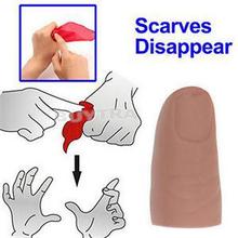 Rubber Finger Thumb Tip Scarf Disapper Stage Show Magic Tricks Tools Attractive Tric Party Magic 2024 - buy cheap