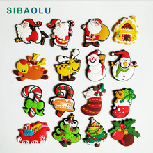 Christmas Series Soft plastic silicone fridge magnets Cartoon whiteboard Refrigerator Magnets Kids Message post Home Decoration 2024 - buy cheap