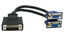 59 Pinos DVI para VGA Duplo Conector Do Cabo de 0.25 m 2024 - compre barato
