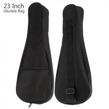 23 Polegada portátil preto ukulele saco macio caso gig algodão saco à prova dwaterproof água 2024 - compre barato