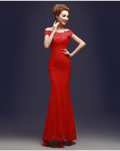 Vestido vermelho chinês tradicional feminino de cetim cheongsam longo gotejador qipao tamanho superior p m g xl xxl 2024 - compre barato