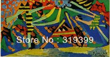 Reprodução de pintura a óleo sobre tela de linho, on-the-beach-dinard-1928 by, museam qualidade, frete grátis rápido, artesanal 2024 - compre barato