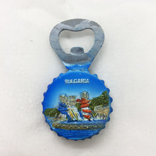BABELEMI Resin 3D Bulgaria Tourism Souvenir Wine Bottle Opener Refrigerator Magnets Decorative Fridge Magnet Home Decor 2024 - buy cheap