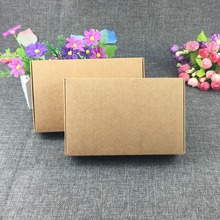 Cajas de Regalo marrón Kraft cajas de papel en blanco cajas de embalaje para joyería/regalos/artesanía/dulces/libro/juguetes/cosméticos/jabones hechos a mano 2024 - compra barato