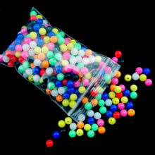 100Pcs/lot 6mm/8mm. Round Luminous Glow Rig Beads Sea Fishing Lure Floating Float Tackles 2024 - buy cheap