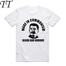 2019 Fashion Men Print ALLIED NATIONS JOSEPH STALIN T Shirt O-Neck Short Sleeve Summer Unisex Hipster Casual CCCP Top Tee Tshirt 2024 - buy cheap