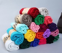 girl women solid plain cotton linen feeling polyster Scarf Scarves Stole Neckerchief 180*90cm 11pcs/lot #3982 2024 - buy cheap