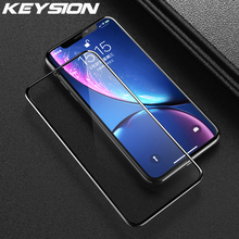 Keysion película de vidro temperado 3d para iphone xs max, proteção de tela 9h, vidro para iphone xr 2024 - compre barato