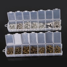 100pcs/set Mixed Jewelry Findings Kit Lobster Clasp,Beads Caps,Bail Beads,Toggle Clasp for Jewelry Making DIY Accessories 2024 - buy cheap