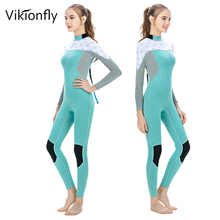 Vikionfly Neoprene Wetsuit Women Long Sleeve Windsurf Scuba Driving Suit Spearfishing Jellyfish Swimming Surfing Suits Clothes 2024 - buy cheap