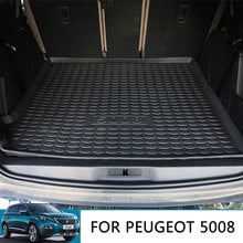 All Weather Cargo Liner Trunk Mat Trunk tray For PEUGEOT 5008  protection waterproof 2018 2019 2017 2016 2024 - buy cheap