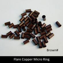 3000pcs Flare Copper Micro Ring / Links / Tube for Feather Hair / Stick Tip / I Tip Hair Extension 2024 - buy cheap