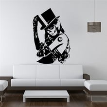 Wall Sticker Mural Decal Vinyl Decor Candy Sugar Skull Graffiti Girl Art Decor Home Decor Wall Decals Cartoon Wall Sticker U462 2024 - buy cheap