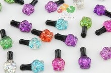 200pcs imitate Nail Polish Bottle Glitter Resin Cabochon Decoden Cell phone decor, embellishment,for handmade DIY 22mm 2024 - buy cheap