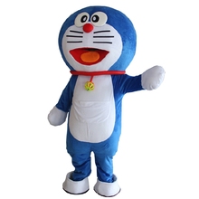 Doraemon Mascot Costume Robocat with Big Head Mascot Costume Doraemon Fancy Dress Cosplay Theme Mascotte Carnival Mascots 2024 - buy cheap