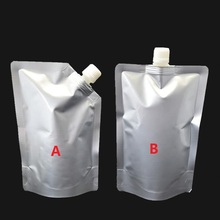 250Pcs 14*21cm 500ml Jelly Doypack Aluminum Foil Spout Bag Juice Empty Stand Up Spout Pure Mylar Package Pouch ZA6774 2024 - buy cheap