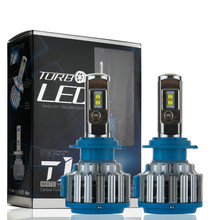 T1 farol do carro h4 h7 lâmpadas led alta baixa feixe 70 w 7000lm 6000 k auto h11 9005 hb3 9006 hb4 lâmpada luzes running 2024 - compre barato