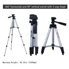 DHL 20PCS 40 Inch Camera Tripod Compact Stand for DSLR Canon Nikon Sony Cameras (Color: Silver) 2024 - buy cheap