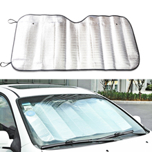 1Pc 130Cm *60Cm Car Rear Window Windshield Sunshade Front UV Protect Reflector Sun Shade For Car Window Covers Sun Visor Silver 2024 - buy cheap