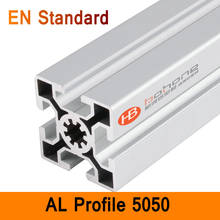5050 Aluminium Profile EN Standard DIY Brackets Aluminium AL Extrusion CNC 3D DIY Printer Parts Aluminum Square Pipe T Type 2024 - buy cheap
