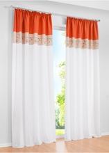 Cortinas de patchwork bordadas em tecido de bambu para sala de estar, decoração de janela e cortina semi-apagão 2024 - compre barato