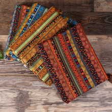 Mylb estilo africano algodão linho tecido do vintage diy artesanal têxtil costura retalhos para sacos vestido roupas 145*100 cm 2024 - compre barato