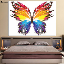 Pintura en lienzo con estampado HD, afiche de insectos, lienzo de pintura de mariposa para sala de estar, carteles de habitaciones, envío gratis/ny-6714D, 1 pieza 2024 - compra barato