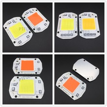 20W 30W 50W white warm white 400-840NM LED Floodlight COB Chip 110V 220V Input Integrated Smart IC Driver 2024 - buy cheap