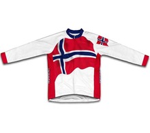 Norway Flag Hot 2016 winter cycling clothing/cycling jersey winter winter cycling jacket winter thermal fleece cycling clothing 2024 - buy cheap
