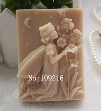 wholesale!!!1pcs Praying Fairy (zx732) Silicone Handmade Soap Mold Crafts DIY Moulds 2024 - buy cheap
