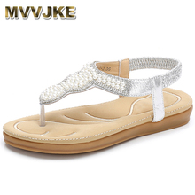 MVVJKE-Sandalias de gladiador para mujer, zapatos planos con plataforma, chanclas informales de verano, nuevas 2024 - compra barato